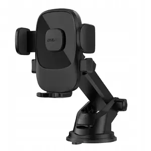 Smartphone holder Dudao F2N+ with suction cup, gravity 360° mounting — black