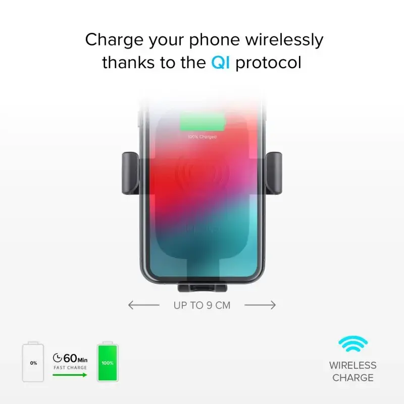 Пассивный держатель для телефона SBS Mobile TESUPGRAVWIRLITE10W Photo 2