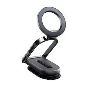 Car dashboard magnetic phone mount UGREEN 65186, rotating, black
