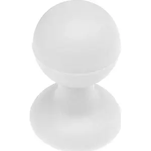 Phone silicone holder with suction cup, round head, white – Hurtel