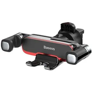 Car vent phone holder Baseus Mr Hui black — clip-on mount for air vent