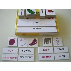 Educational set Arson 188168 — learning kit 'What has? What color?' for preschool children