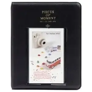 Photo album LoveInstant for 64 photos, compatible with Fujifilm Instax Mini (black)