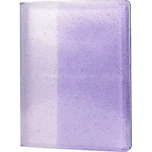 Photo Album LoveInstant for 64 Instax Mini Prints — Compatible with Fujifilm Instax Mini 8/9/11, Purple Glitter