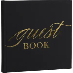 Photo album guestbook focus Focus Base Line Canvas Album 20x20 cm Black