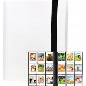Photo Album LoveInstant SB8019 — holds 360 instax/mini prints, compatible with Fujifilm Instax Mini, Xiaomi, Polaroid, Canon, HP, Kodak — white