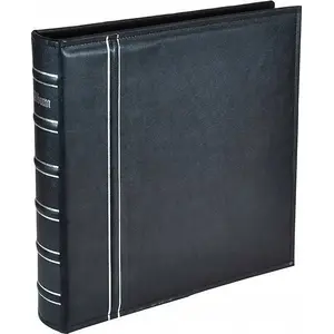 Ringbinder focus Chesterfield Gigant — Black, large capacity A4 folder