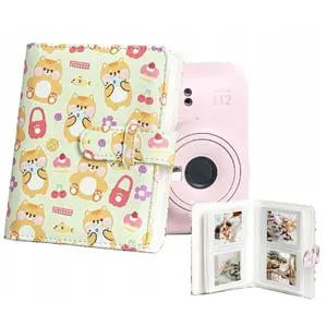 Photo Album LoveInstant for Fujifilm Instax Mini — holds 64 instax Mini prints, compatible with models 99/41/12/40/11/Evo/Liplay/Link, bear picnic design