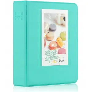 Photo Album for Fuji Instax Mini — LoveInstant model SB11261, fits 64 Instax Mini prints, green