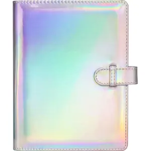 Photo Album LoveInstant for 128 Instax Mini Prints — Compatible with Fujifilm Instax Mini 40/12/11/9/8/7/EVO/LiPlay — Silver Glitter