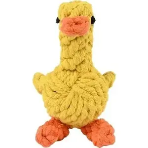 Игрушка для собак aqua nova PET NOVA — утка на шнуре, жевательная и для перетягивания