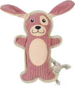 Игрушка для собак ZOLUX BUDDY плюшевая собачка, розовая, 23 см
