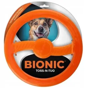 Игрушка-грызунок для собак Bionic Toss-N-Tug Ringo, 22.7 см кольцевой для апортировки