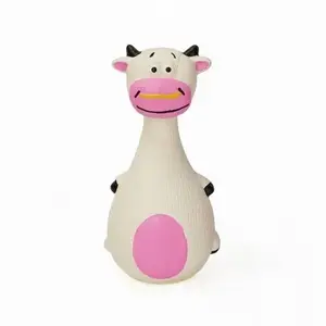 Игрушка для собаки barry king корова белая латекс 13 см