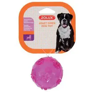 Игрушка для животных ZOLUX POP шар TPR 7,5 см, розовый — ZOLUX MS_18607