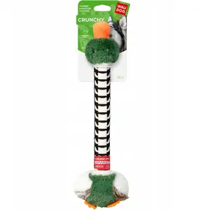 Suņu rotaļlieta Collar Crunchy Duck 37 cm — plīša košļājamā rotaļlieta