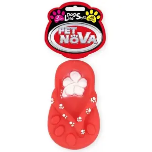 Pet Nova rotaļlieta VIN SHOE KLAPEK 15cm — mīksta kurpes formas rotaļlieta mazajiem mājdzīvniekiem