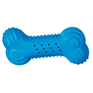 Игрушка-кость Trixie TRIXIE 33690 для собак и кошек, синяя, ширина 110 мм