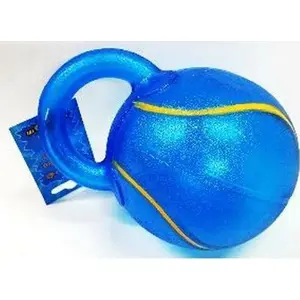 Игрушка для собак Yarro International ZAB мяч из TPR с ручкой, синий, 11 x 13,5 см