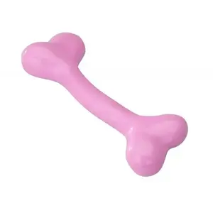 Игрушка для собак EBI Rubber Bone M 17,75 см — розовая с ароматом клубники