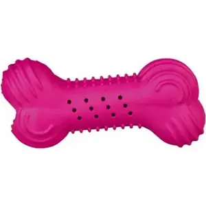 Игрушка для собак Trixie шуршащая кость, натуральная резина, 18 см