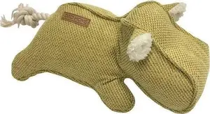 Toy Hippo D&D Yellow 30x14 cm — D&D soft pet toy for play and chewing