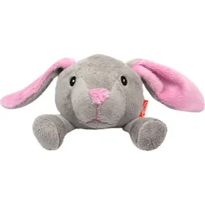 Плюшевая пищащая голова кролика, aqua nova PETNOVA, 12,5 см, модель PLU-RABBIT-HEAD
