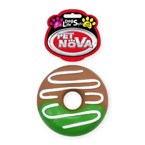 Pet Nova VIN Donut (Pączek) 10 см — игрушка для животных, виниловое кольцо