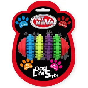 Pet Nova TPR Denttoy S 8 cm — dog chew toy, TPR material, small size for dental play