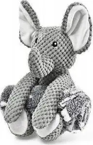 Plush Elephant Toy with Blanket by barry king — Model BK-15701 — Soft plush toy 31.5×27 cm with blanket 70×60 cm