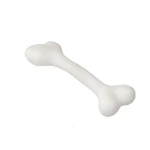 Игрушка для собак EBI Rubber Bone M 17,75 см — белая/ваниль, резиновая жевательная кость
