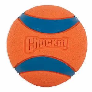 Bumba rotaļlieta dzīvniekiem chuckit! 170501 — diametrs 10,2 cm, zils/oranžs, 295 g