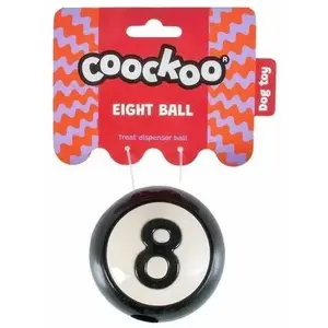Gumijas snack bumba suņiem COOCKOO EIGHT 8 cm — košļājamā rotaļlieta un cienastu dozators