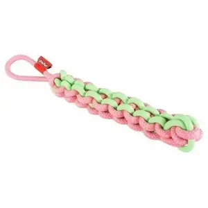 Gumijas suņu rotaļlieta COOCKOO Twisting Tugger 45×4,5×4,5 cm — košļāšanai un stiepšanai