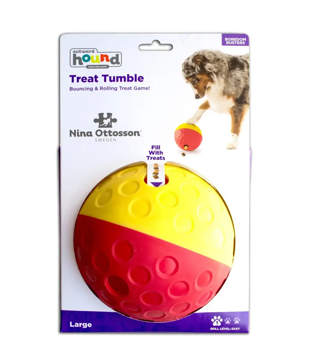Outward Hound Treat Tumble — большая интерактивная игрушка Photo 3
