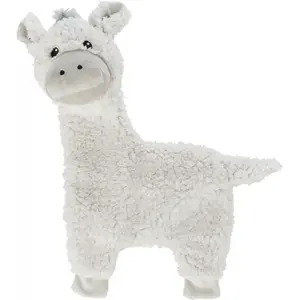 Plush dog toy Trixie Be Eco Ane Elenor – white, height 400 mm