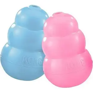 KONG Puppy Medium 8 cm gumijas rotaļlieta kucēniem — KONG KP2E