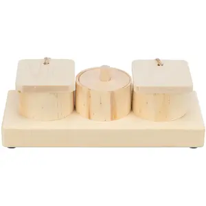 Snack Cup Trixie TRIXIE 62821 for Cockatiels, Wood, 150×45×60 mm