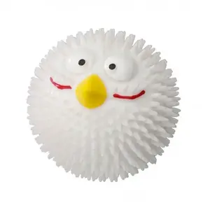 Игрушка для животных EBI Rubber Bird Biała/Wanilia M 8.30cm — резиновая, средняя