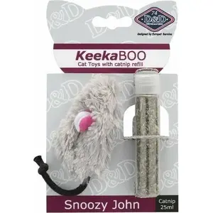 Kaķu rotaļlieta D&D Pele ar kaķumētru 8 cm — 25 ml (VAT015454)