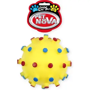 Pet Nova Dentball жёлтый XL 12 см — жевательный мяч для собак
