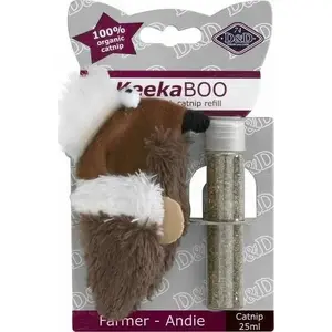Kaķu rotaļlieta D&D Farmer Andie ar kaķmētru 9 cm — 25 ml aromāts