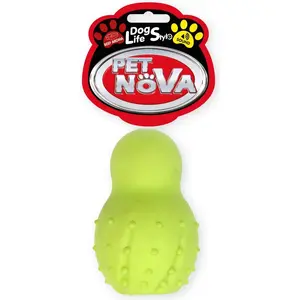 Pet Nova TPR Снеговик желтый 9,5 см Photo 1
