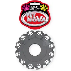 Suns rotaļlieta Pet Nova VIN Tire (Opona) 11 cm — gumijas riepa rotaļām un apmācībai
