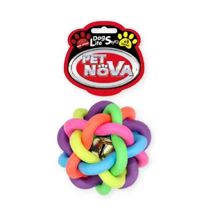 Игрушка для собак Pet Nova TPR Bellball XL 10,5 см — TPR-шар с внутренним колокольчиком