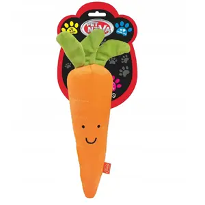 Плюшевая игрушка для собак Pet Nova PET PLUSZ MARCHEWKA 30 см — мягкая игрушка для жевания и игр