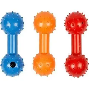 Rubber hanteles rotaļlieta suņiem Duvo+ 11 cm — košļāšanai un spēlēm