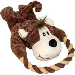 Игрушка для собак Duvo+ Жевательная «Обезьяна» на веревке 32,5×16×7,5 см