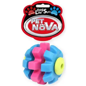 Игрушка для собак Pet Nova TPR Superdentball 7 см — TPR мяч для жевания и ухода за зубами
