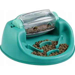 Интерактивная кормушка-головоломка NINA OTTOSON Dog Spin N'Eat Green — уровень 2, игрушка для подачи лакомств